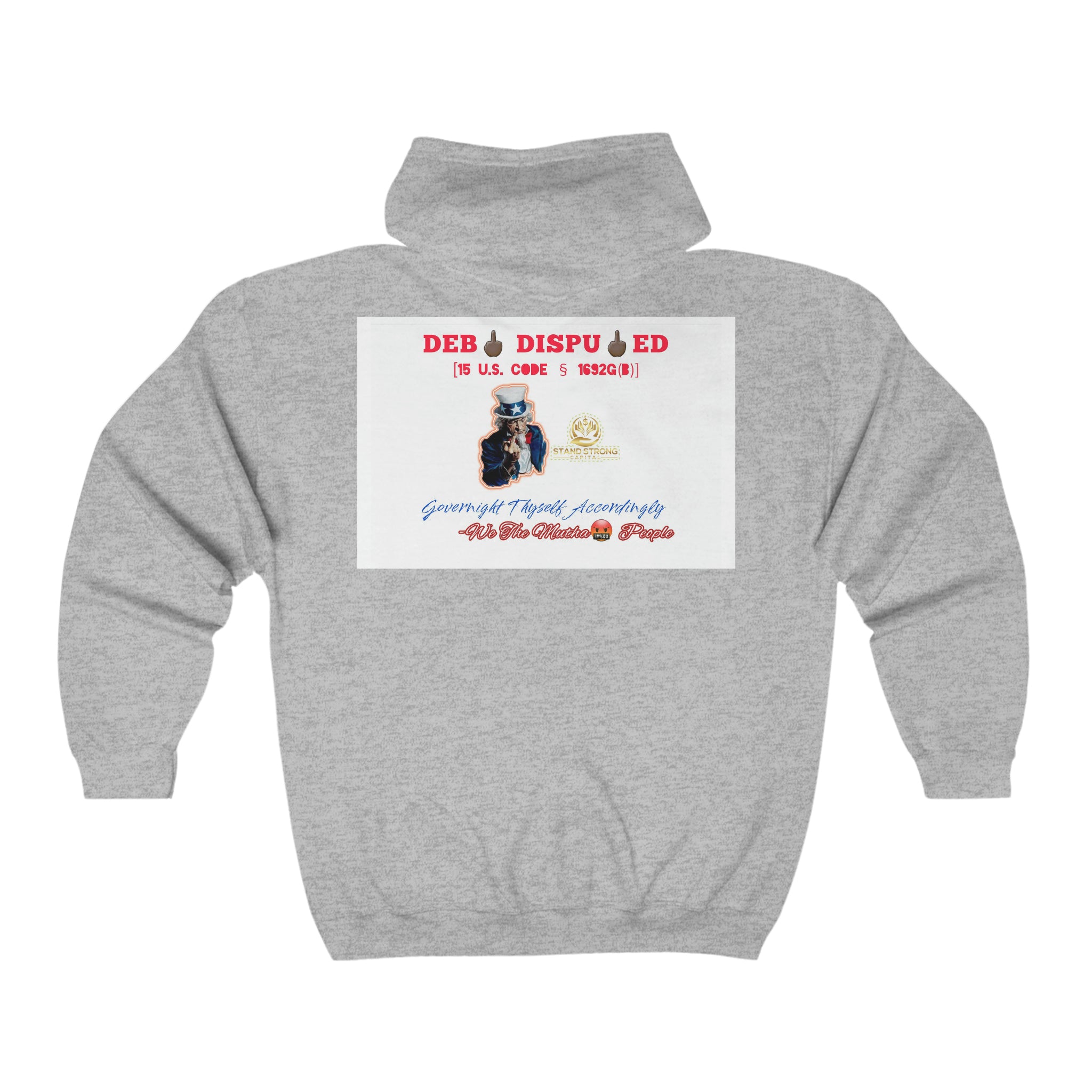 SSC_DebtDisputed Unisex Heavy Blend™ Full Zip Hooded Sweatshirt