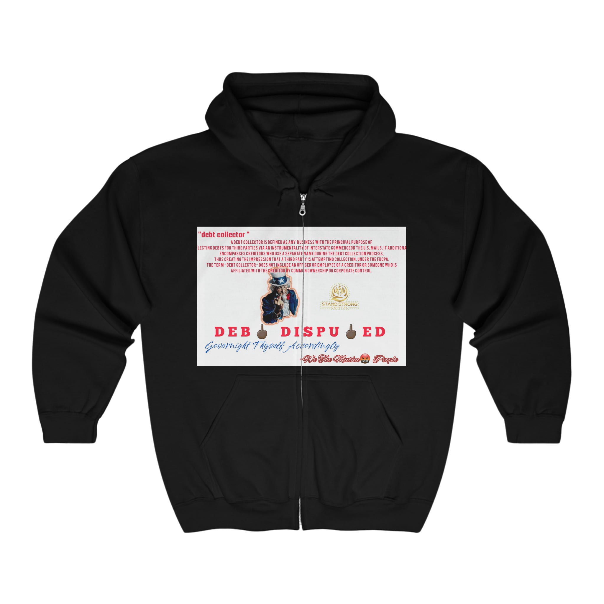 SSC_DebtDisputed Unisex Heavy Blend™ Full Zip Hooded Sweatshirt