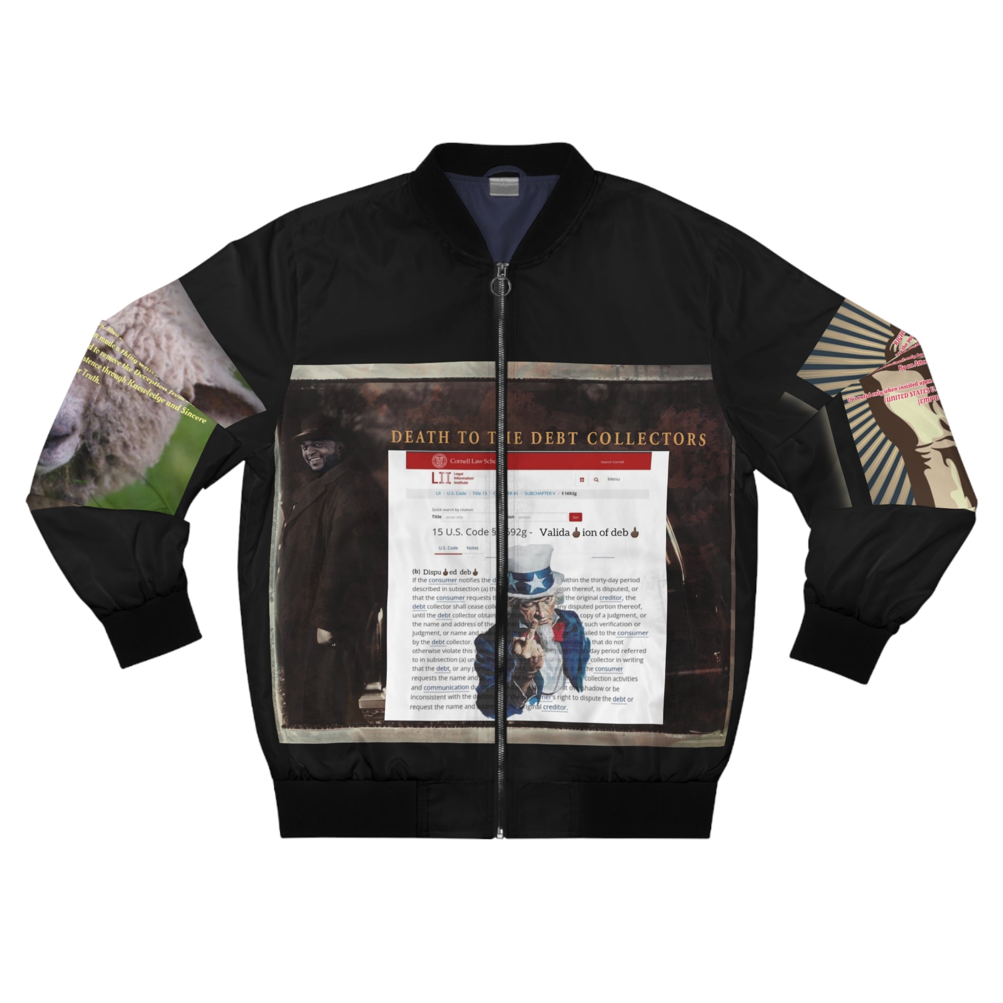 SSC_DebtDispute A Men's AOP Bomber Jacket