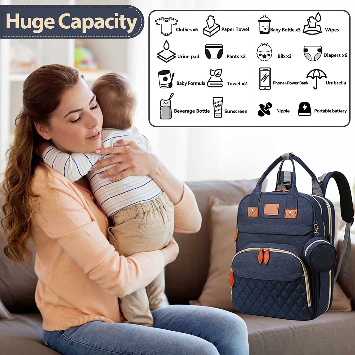 Changing Station Diaper Backpack